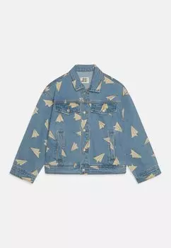 Джинсовая куртка PAPER AIRPLANE UNISEX Jelly Mallow, цвет indigo denim