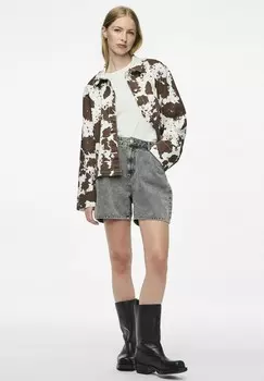 Джинсовая куртка PCFAMINA Pieces, белый