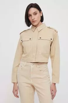 Джинсовая куртка Pepe Jeans, бежевый