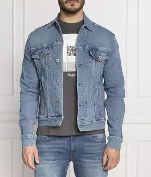 Джинсовая куртка Pinner Regular Fit Pepe Jeans London, синий