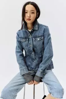 Джинсовая куртка по фигуре H&M, синий