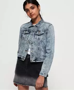 Джинсовая куртка подружке Superdry, синий