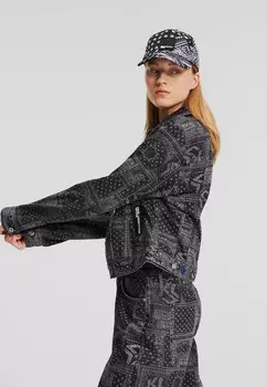 Джинсовая куртка PRINT Karl Lagerfeld, черный