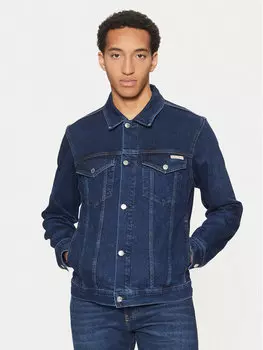 Джинсовая куртка прямого кроя J30J326553 Calvin Klein Jeans, синий