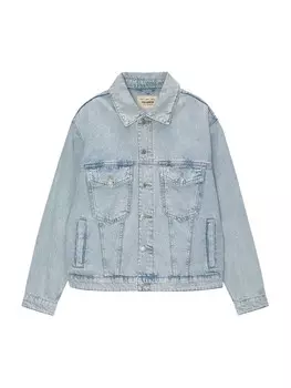 Джинсовая куртка Pull&Bear Between-Season Jacket, синий деним