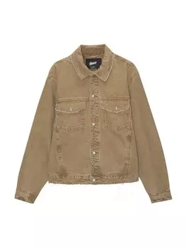 Джинсовая куртка Pull&Bear Between-Season Jacket, цвет sepia
