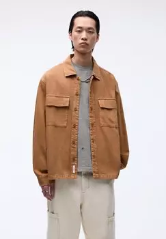 Джинсовая куртка PULL&BEAR, цвет light brown