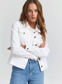 Джинсовая куртка Pulz Jeans, белый