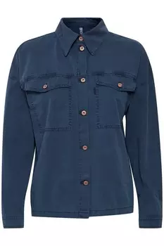 Джинсовая куртка PULZ Jeans Between-Season Jacket PZLENE, синий