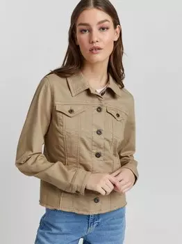 Джинсовая куртка Pulz Jeans, бежевый