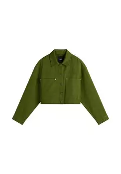 Джинсовая куртка RAYNES CROP TRUCKER Vans, зеленый
