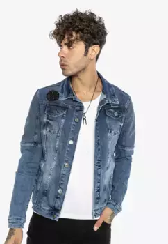 Джинсовая куртка RedBridge "Moreno Valley" в классном дизайне, синий