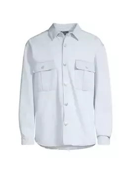 Джинсовая куртка-рубашка Atm Anthony Thomas Melillo, цвет light denim