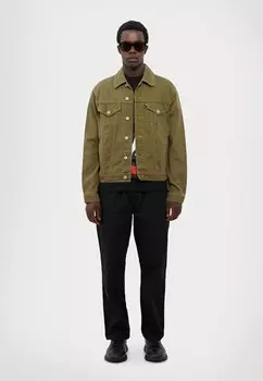 Джинсовая куртка RUNNING DOG TRUCKER JACKER Icecream, зеленый