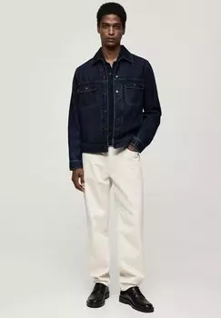 Джинсовая куртка RYAN Mango, темно-синий
