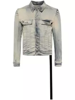 Джинсовая куртка с эффектом потертости Rick Owens DRKSHDW, синий