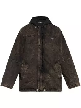 Джинсовая куртка с капюшоном MISBHV, черный