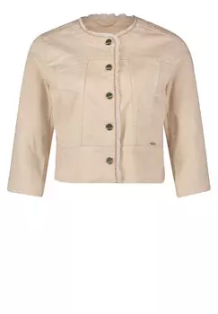 Джинсовая куртка с карманами Betty & Co, бежевый