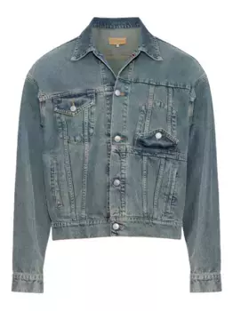 Джинсовая куртка с карманами MM6 Maison Margiela, синий