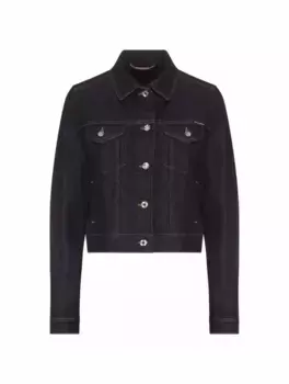 Джинсовая куртка с логотипом Dolce&Gabbana, тёмно-синий