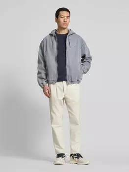 Джинсовая куртка с логотипом Lacoste, светло-серый