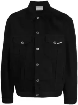 Джинсовая куртка с логотипом VTMNTS, черный