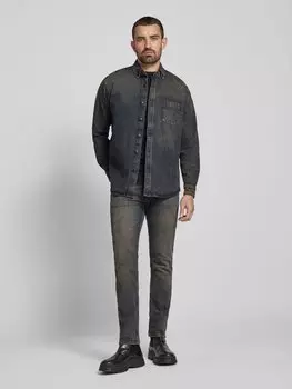 Джинсовая куртка с нагрудным карманом модель «Лэмби» BOSS Orange, синий