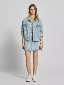 Джинсовая куртка с нагрудными карманами с клапанами, модель «Лу» Hugo Blue