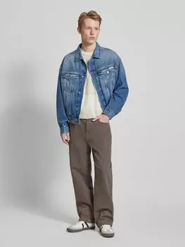 Джинсовая куртка с нагрудными карманами с клапанами Calvin Klein Jeans