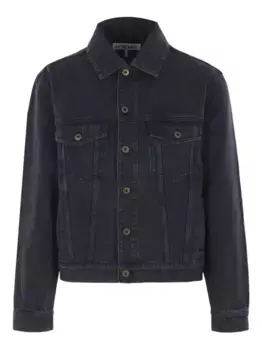 Джинсовая куртка с нашивкой Anagram LOEWE, черный