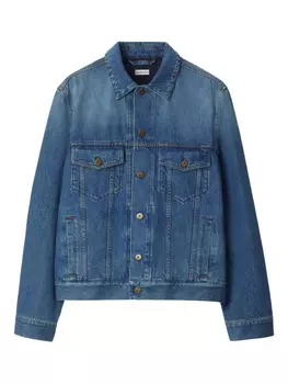 Джинсовая куртка с нашивкой Burberry EKD, синий