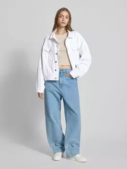 Джинсовая куртка с нашивкой-лейблом Calvin Klein Jeans, белый