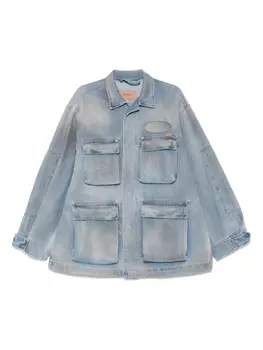 Джинсовая куртка с нашивкой-логотипом CULTURA, синий