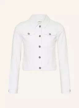 Джинсовая куртка S.Oliver Red, белый