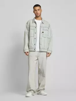 Джинсовая куртка с отложным воротником G-Star Raw, светло-голубой