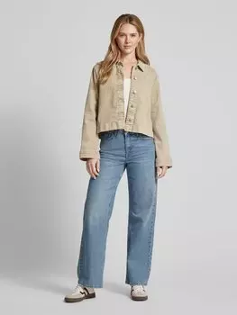 Джинсовая куртка с отложным воротником модель «ALICE-CORA» Selected Femme, светло-коричневый