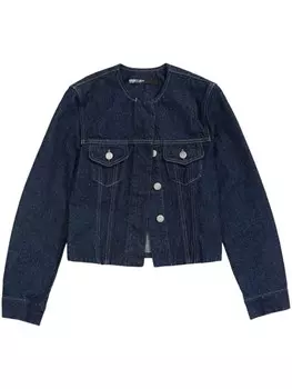 Джинсовая куртка с перфорацией Bimba y Lola, синий