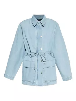 Джинсовая куртка с поясом ROTATE BIRGER CHRISTENSEN, синий