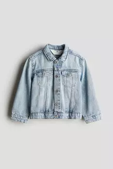 Джинсовая куртка с принтом H&M, синий