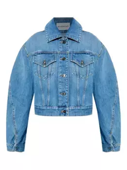Джинсовая куртка с рукавами-буфами Givenchy, синий