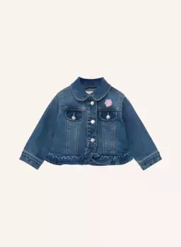 Джинсовая куртка с рюшами S.Oliver Red, синий