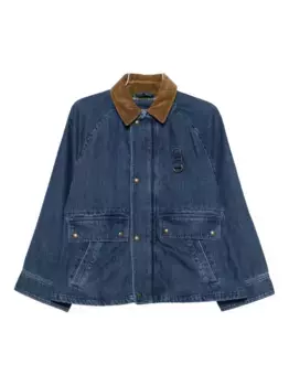 Джинсовая куртка с вельветовым воротником POLO RALPH LAUREN, синий