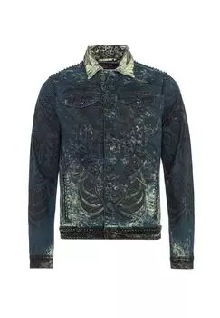 Джинсовая куртка с заклепками Rocky CIPO & BAXX, синий