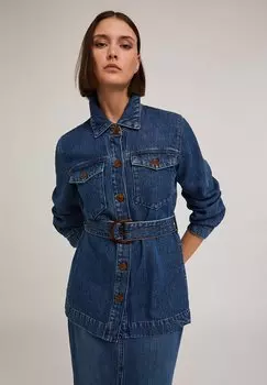 Джинсовая куртка SAHARIANA Motivi, синий