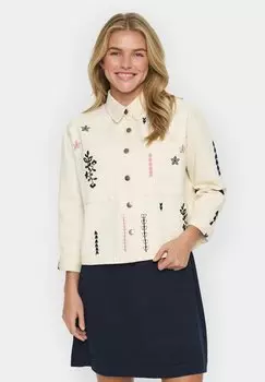 Джинсовая куртка Saint Tropez, бежевый