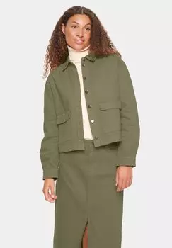 Джинсовая куртка Saint Tropez, зеленый