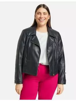 Джинсовая куртка SAMOON, темно-синий