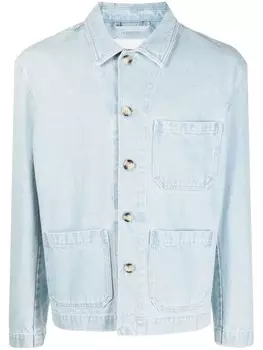 Джинсовая куртка Saon Nanushka, синий