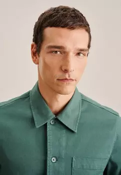 Джинсовая куртка Seidensticker, зеленый