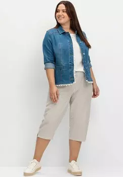 Джинсовая куртка Sheego, синий деним